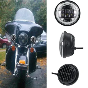 (2pcs/set) 4.5 inch LED auxiliary passing lights for Harley