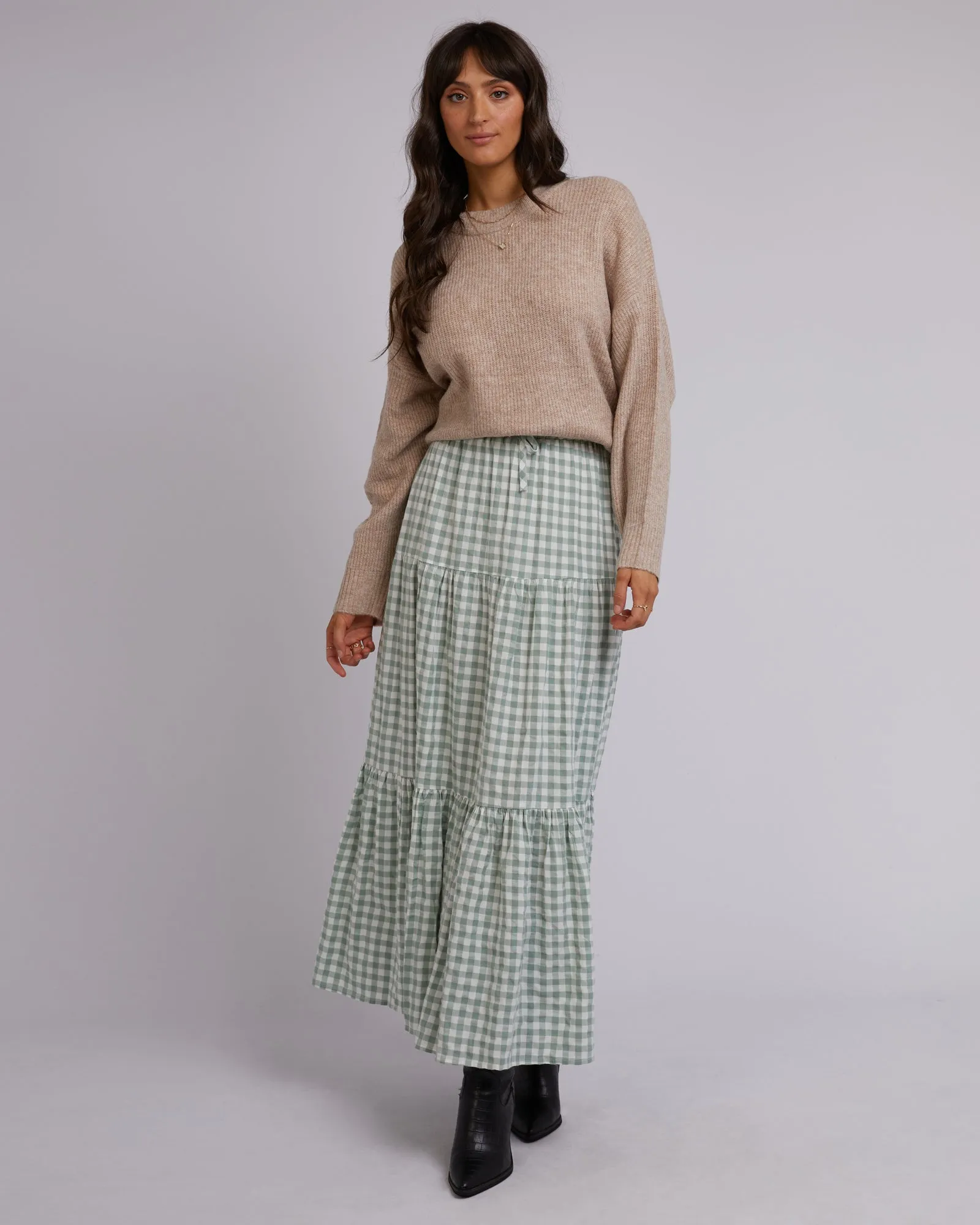 All About Eve Frankie Maxi Skirt Sage