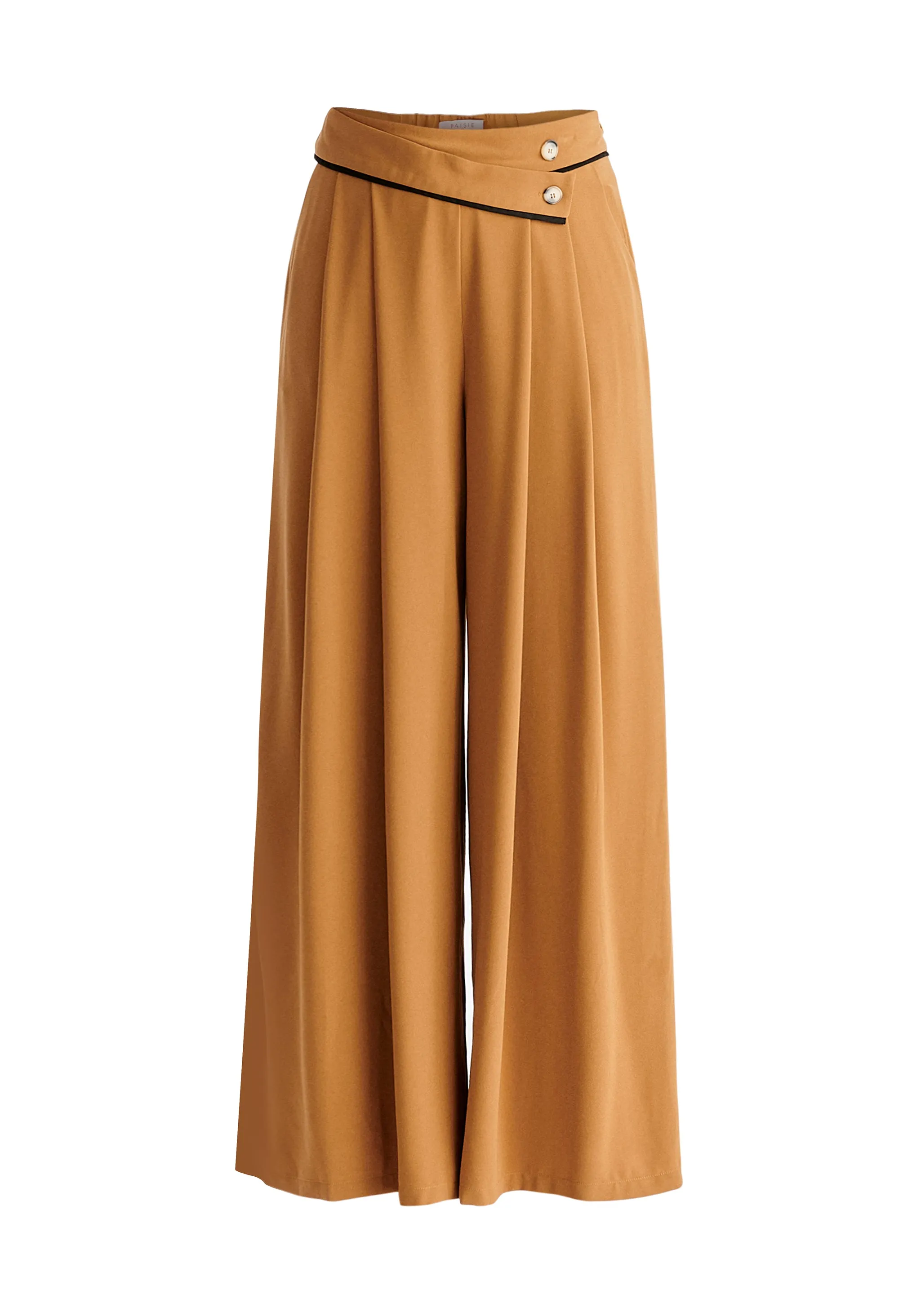 Asymmetric Waistband Trousers