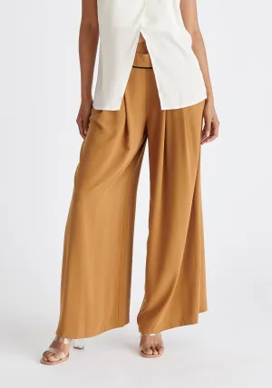 Asymmetric Waistband Trousers