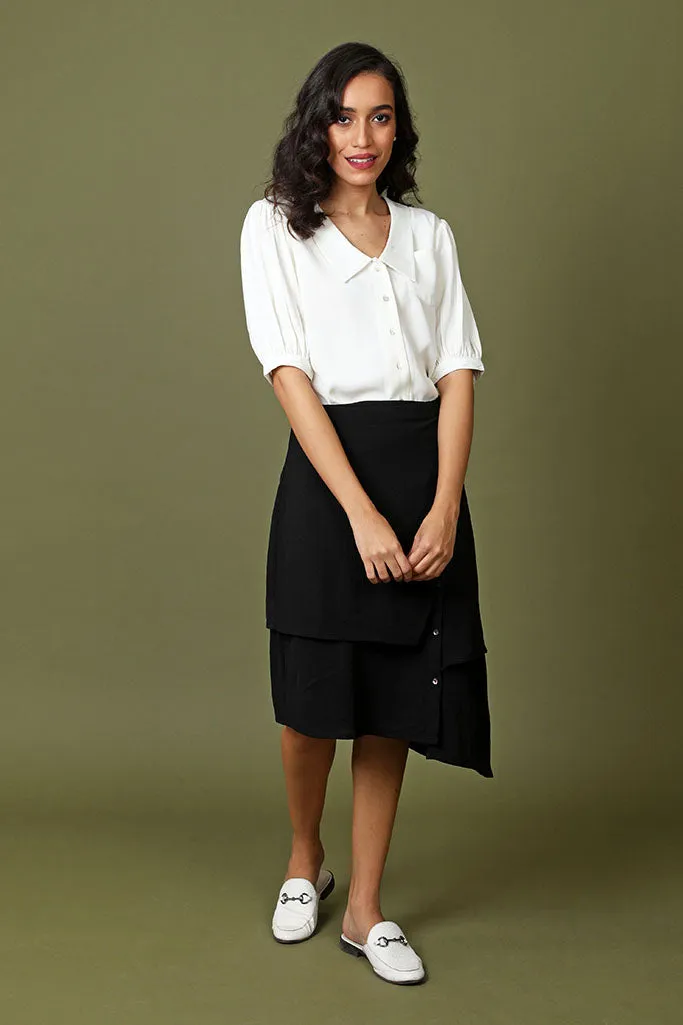 Asymmetrical Layered Skirt