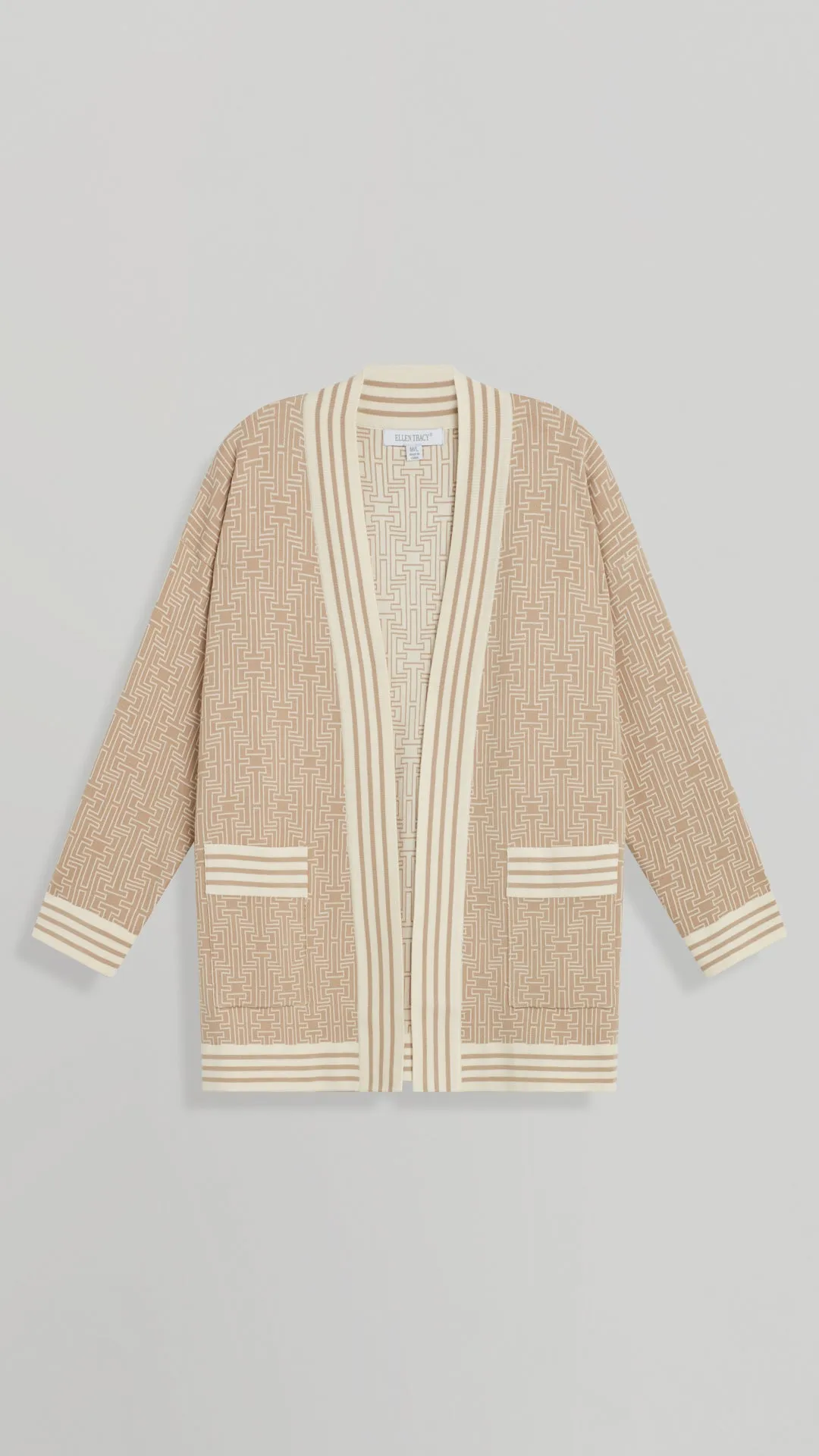 AVA SIGNATURE PRINT CARDIGAN