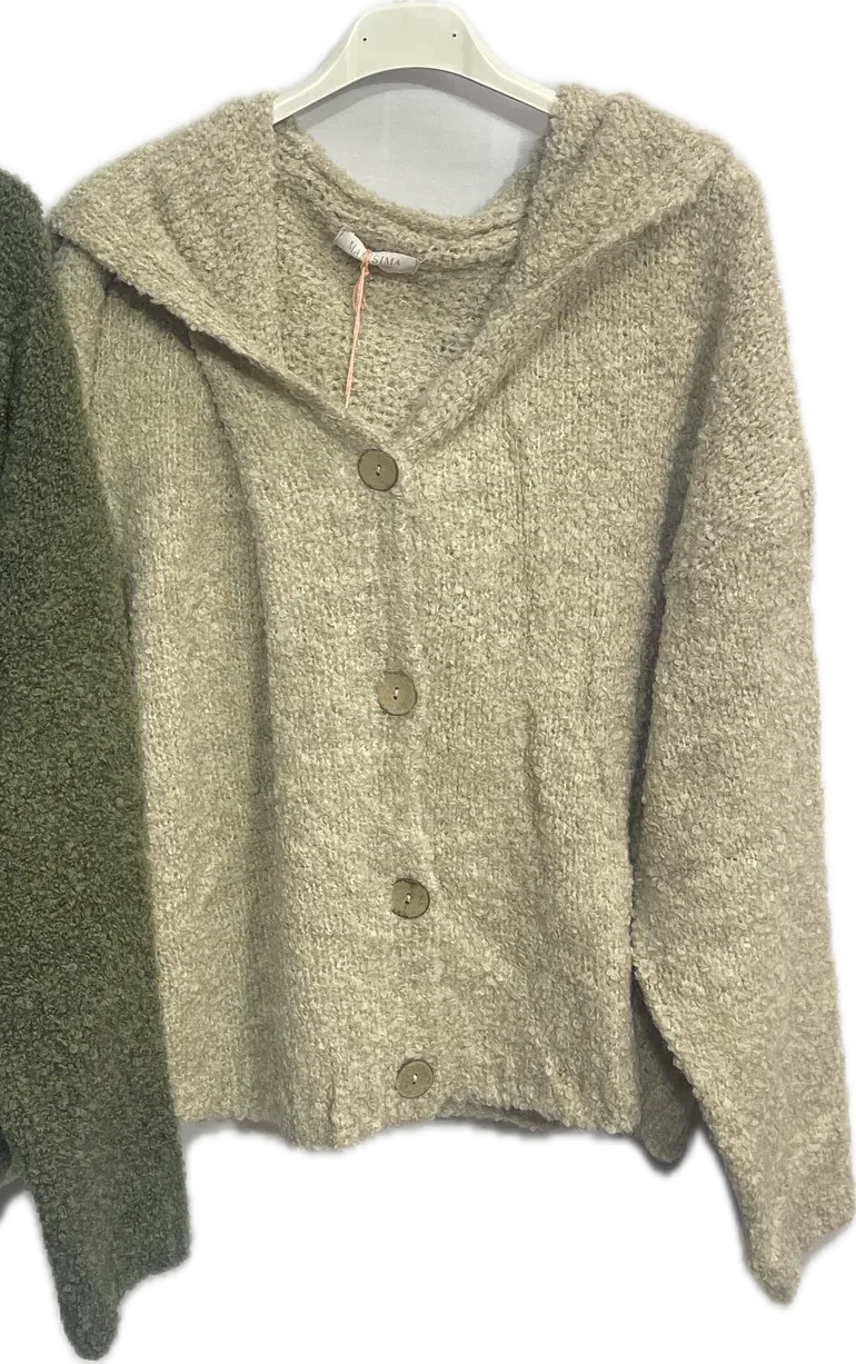 Beige Wool Sweater