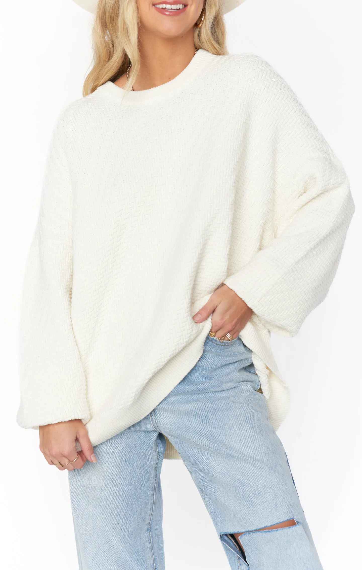 Crosby Sweater White