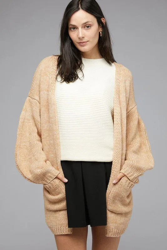 Davi & Dani Knit Long Sleeve Cardigan