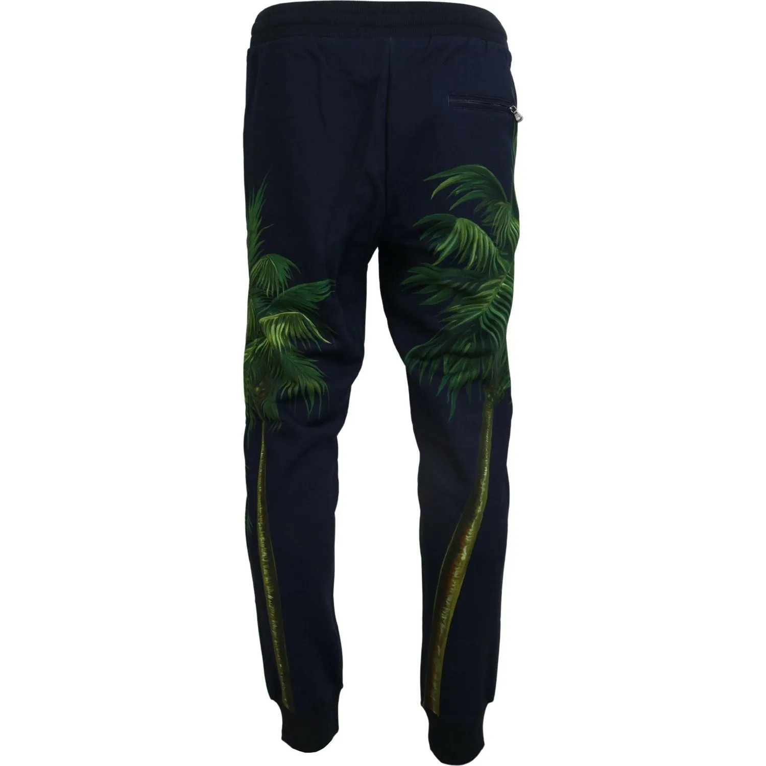 Dolce & Gabbana Elegant Cotton Jogging Pants with Print Design