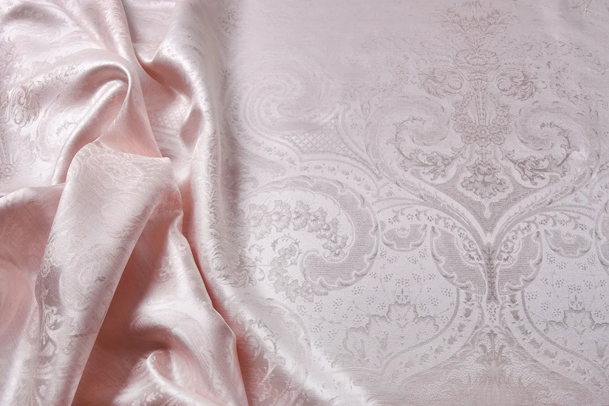 Ela Pink Pure Mulberry Silk Fitted Sheet