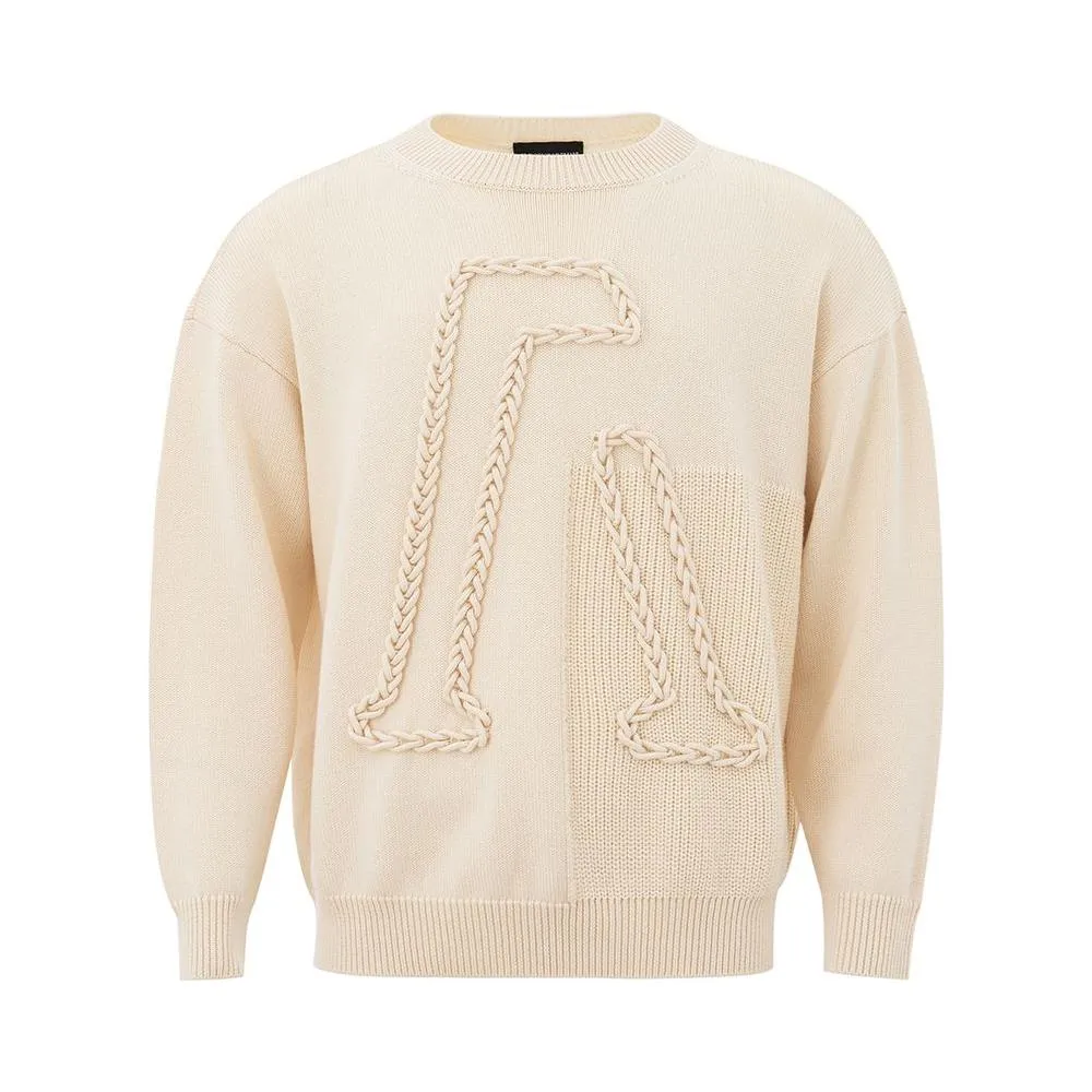 Emporio Armani Beige Woolen Sophistication Sweater