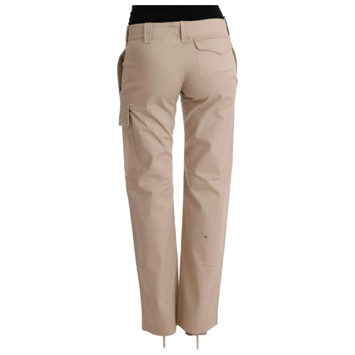 Ermanno Scervino Chic Beige Cropped Pants - Regular Fit Elegance