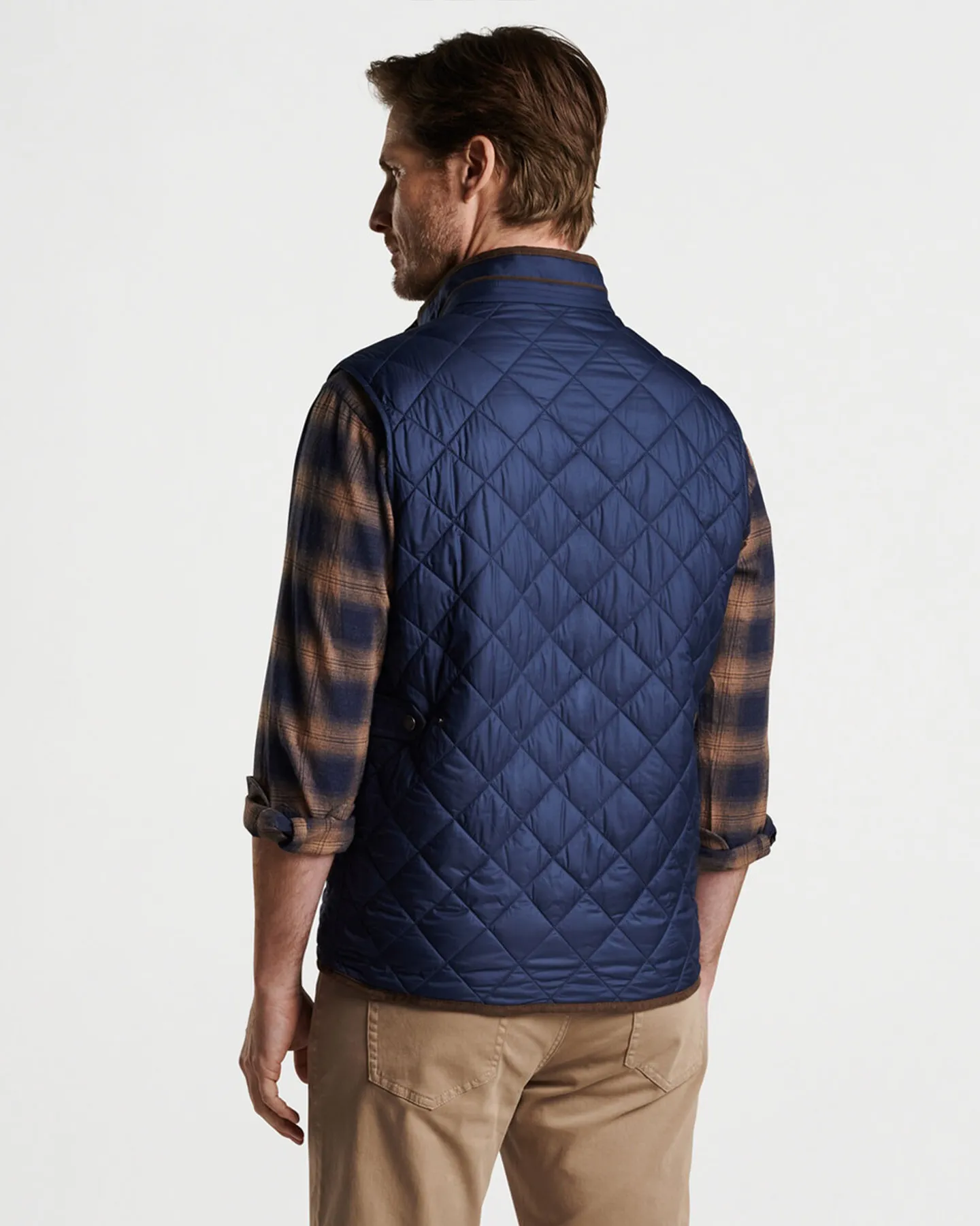 ESSEX QUILTED VEST - NAVY