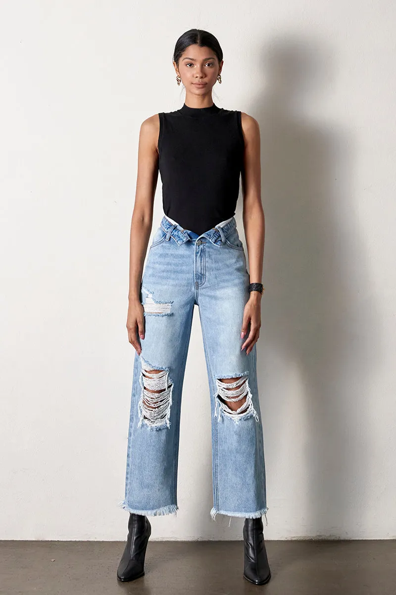 Flip Straight Jeans