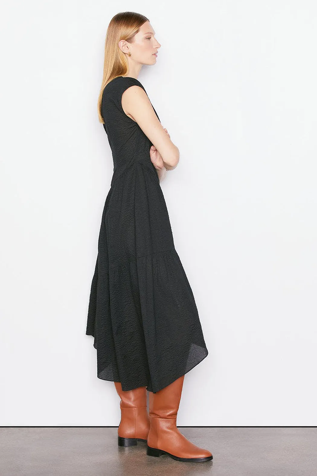 Frame - Gathered Seam Dress