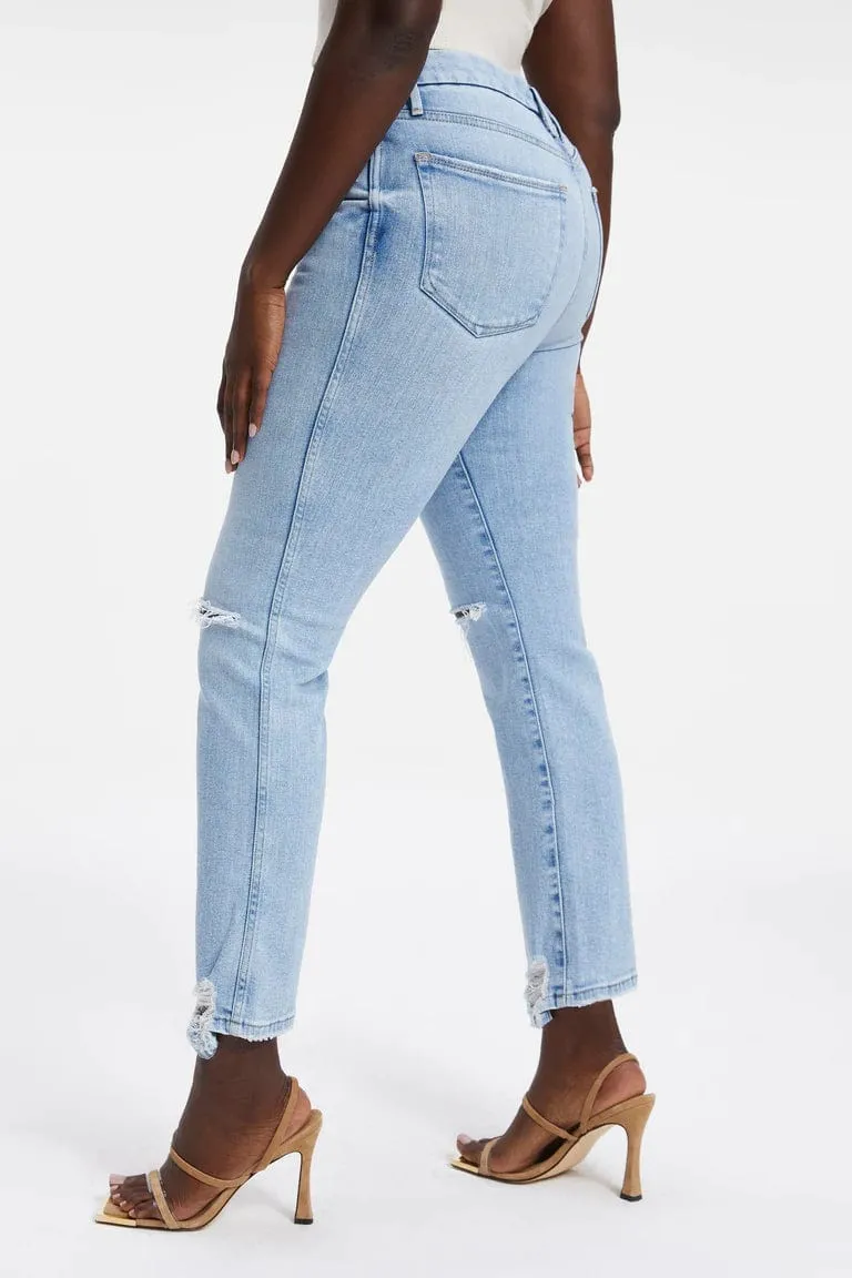 Good Curve Straight Leg Jeans Indigo