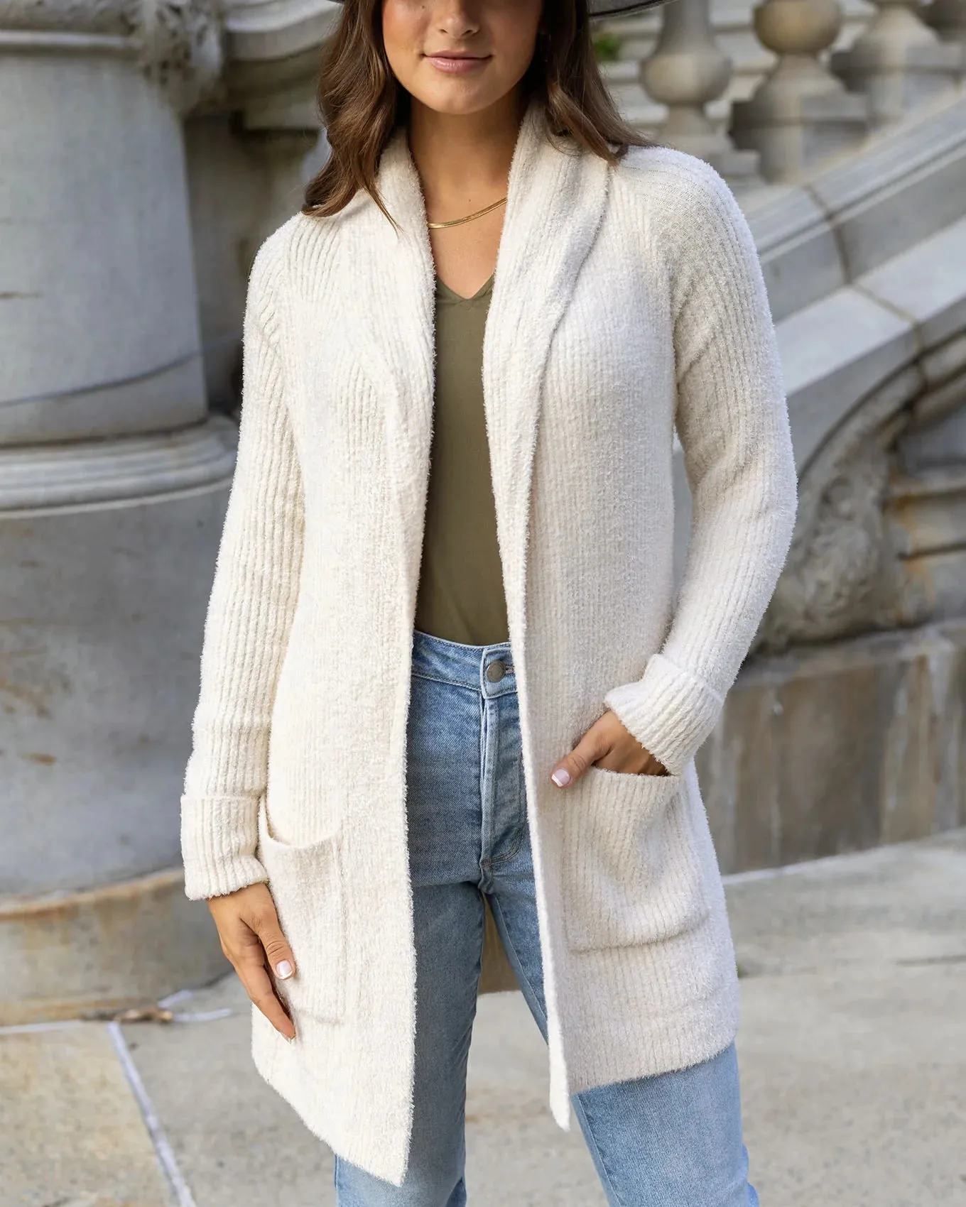 Grace & Lace | Bambu Cowl Neck Cardigan