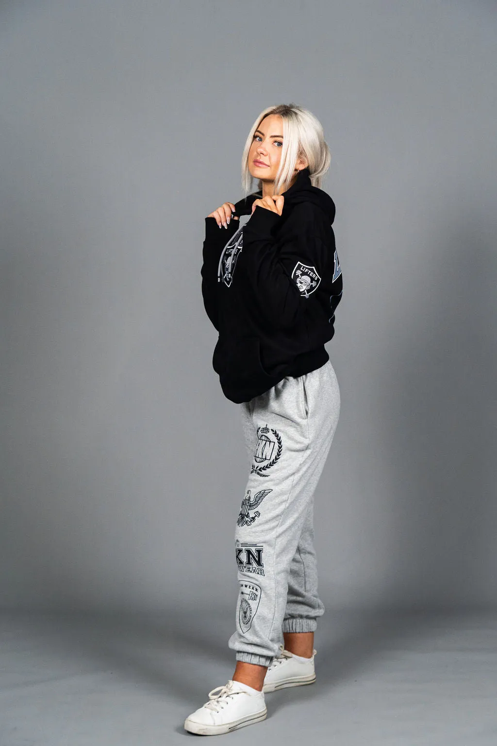 HEIST | Women's Oversized Gym Joggers | Grey