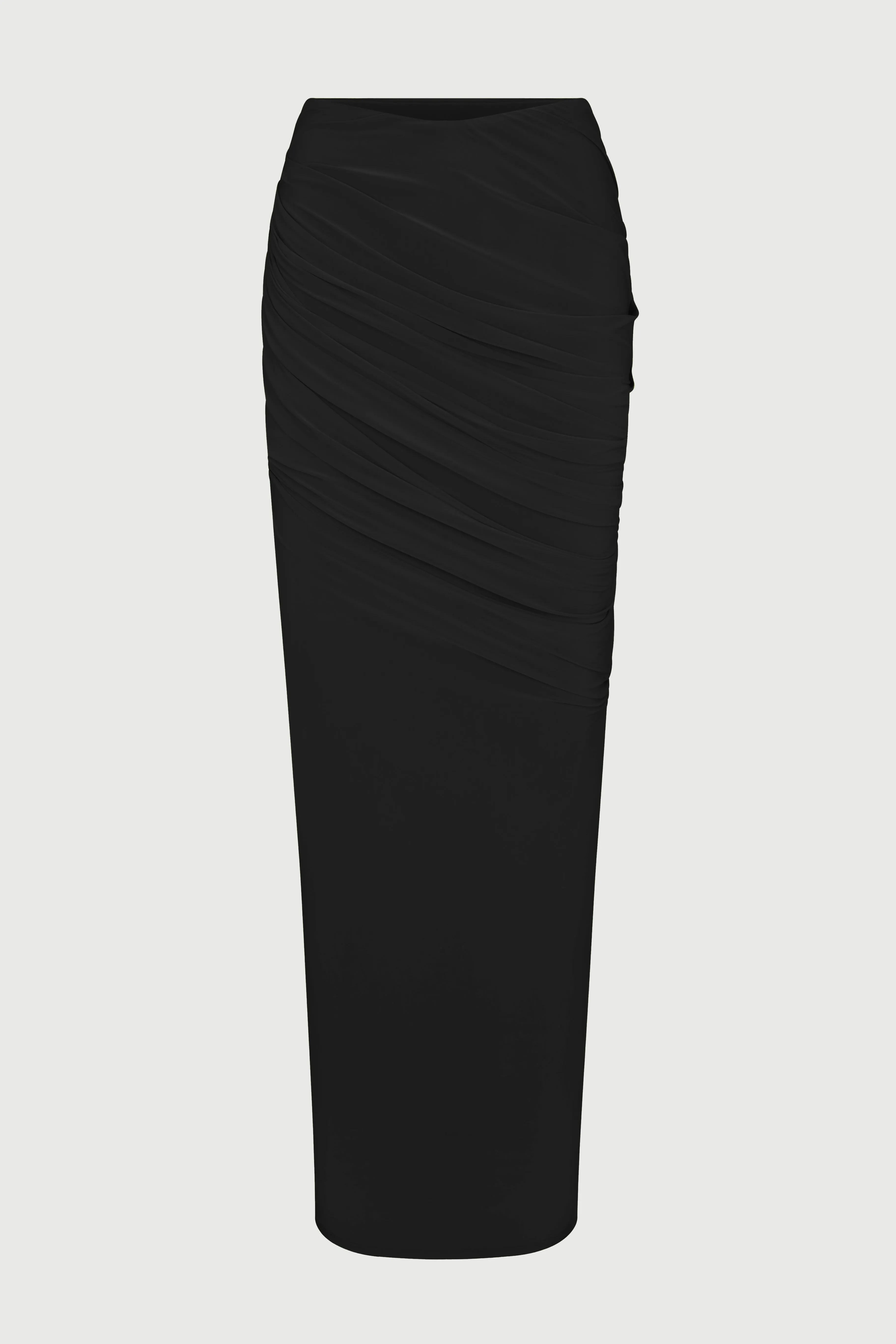 Hourglass Scoop Waist Maxi Skirt