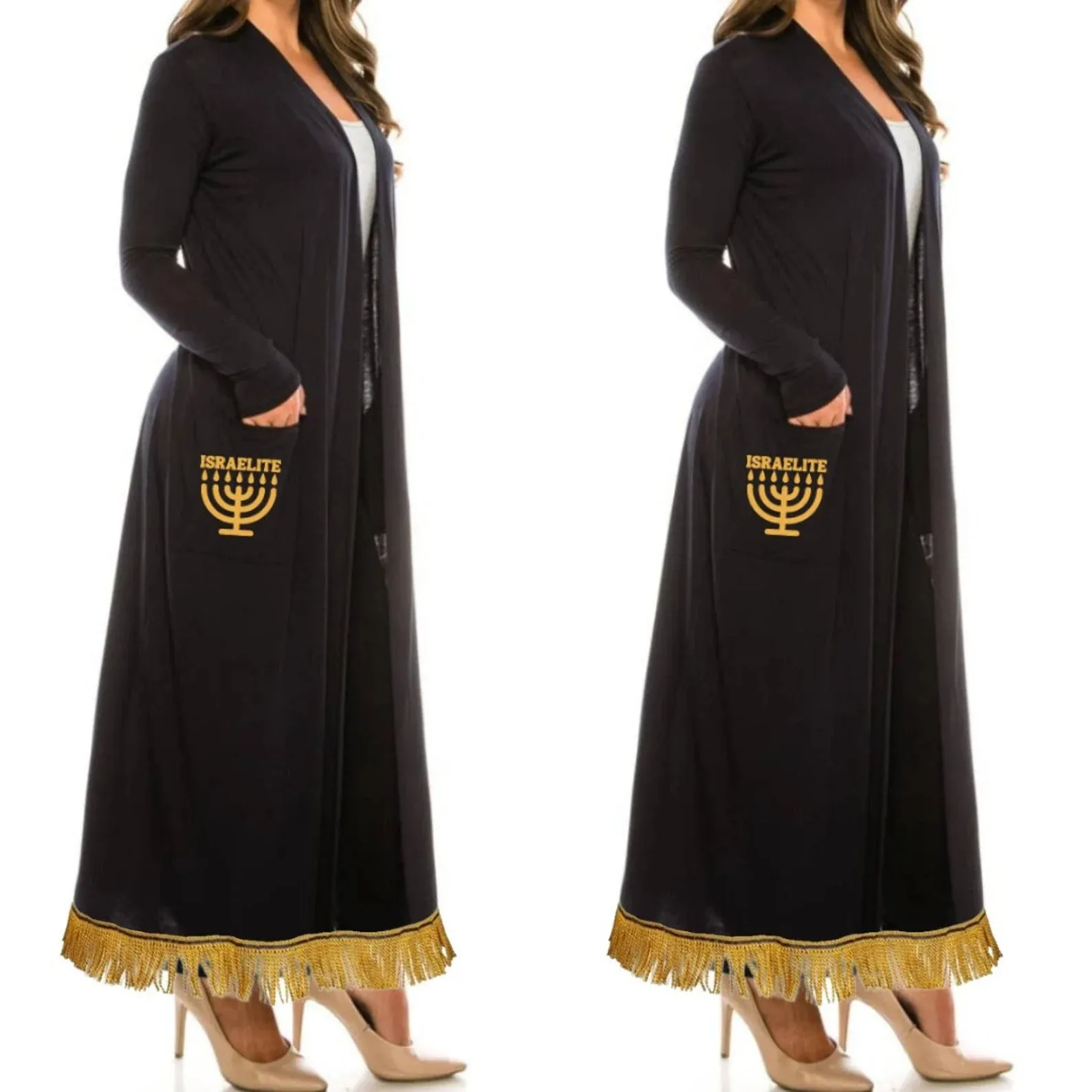 ISRAELITE Maxi Cardigan with Pockets (5 Colours)