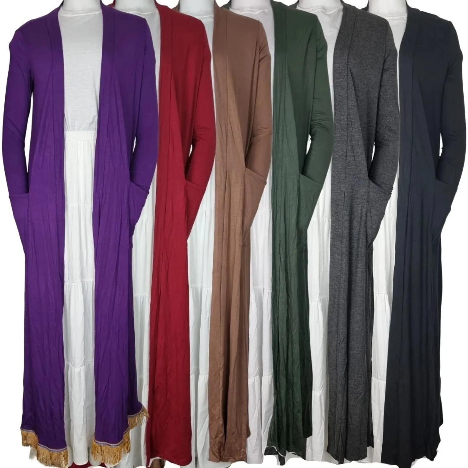 ISRAELITE Maxi Cardigan with Pockets (5 Colours)