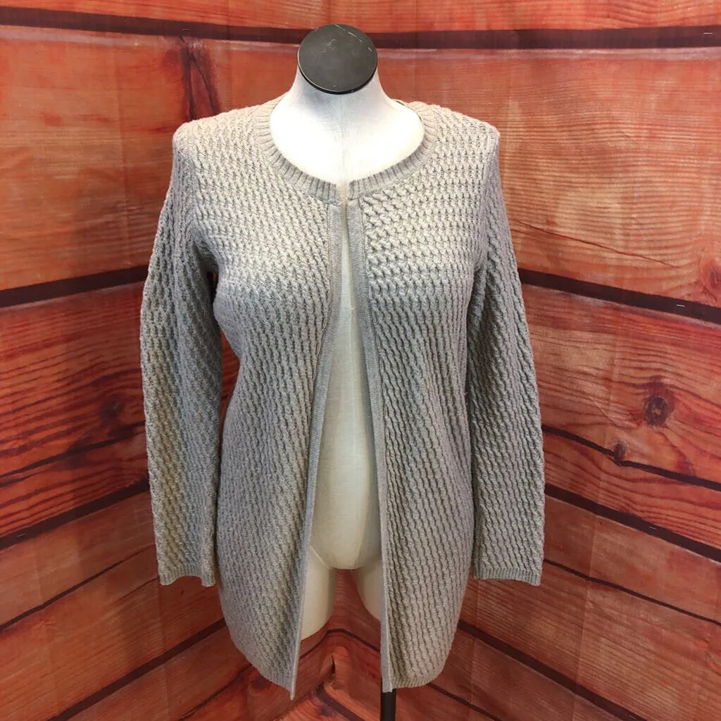 LOFT TAN CARDIGAN SZ MED PET TCC