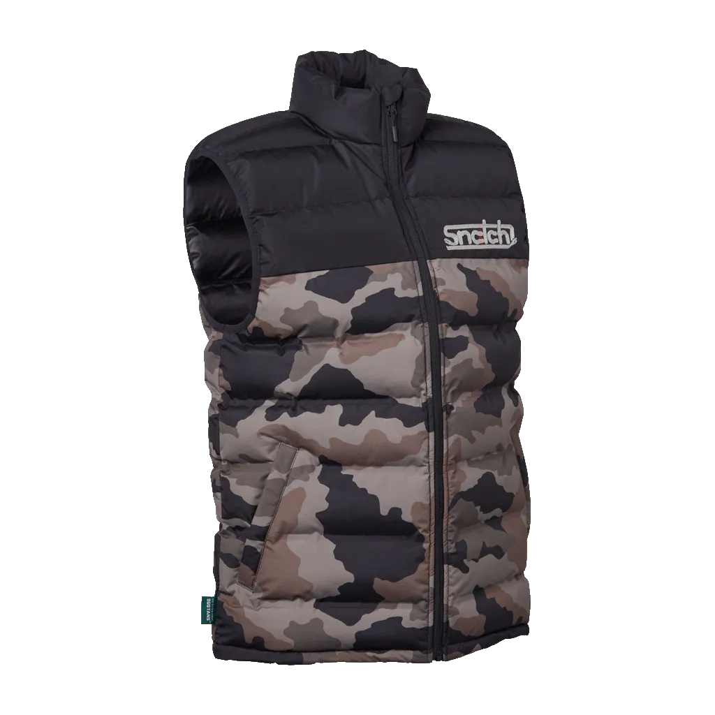 Puffer Vest Camo Army