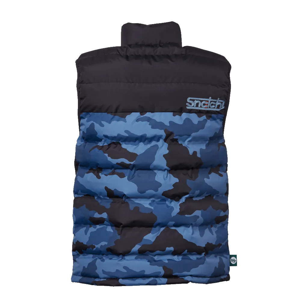 Puffer Vest Camo Petrol