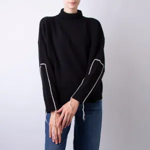 ROBERTO COLLINA SWEATER A20203 09 BLACK