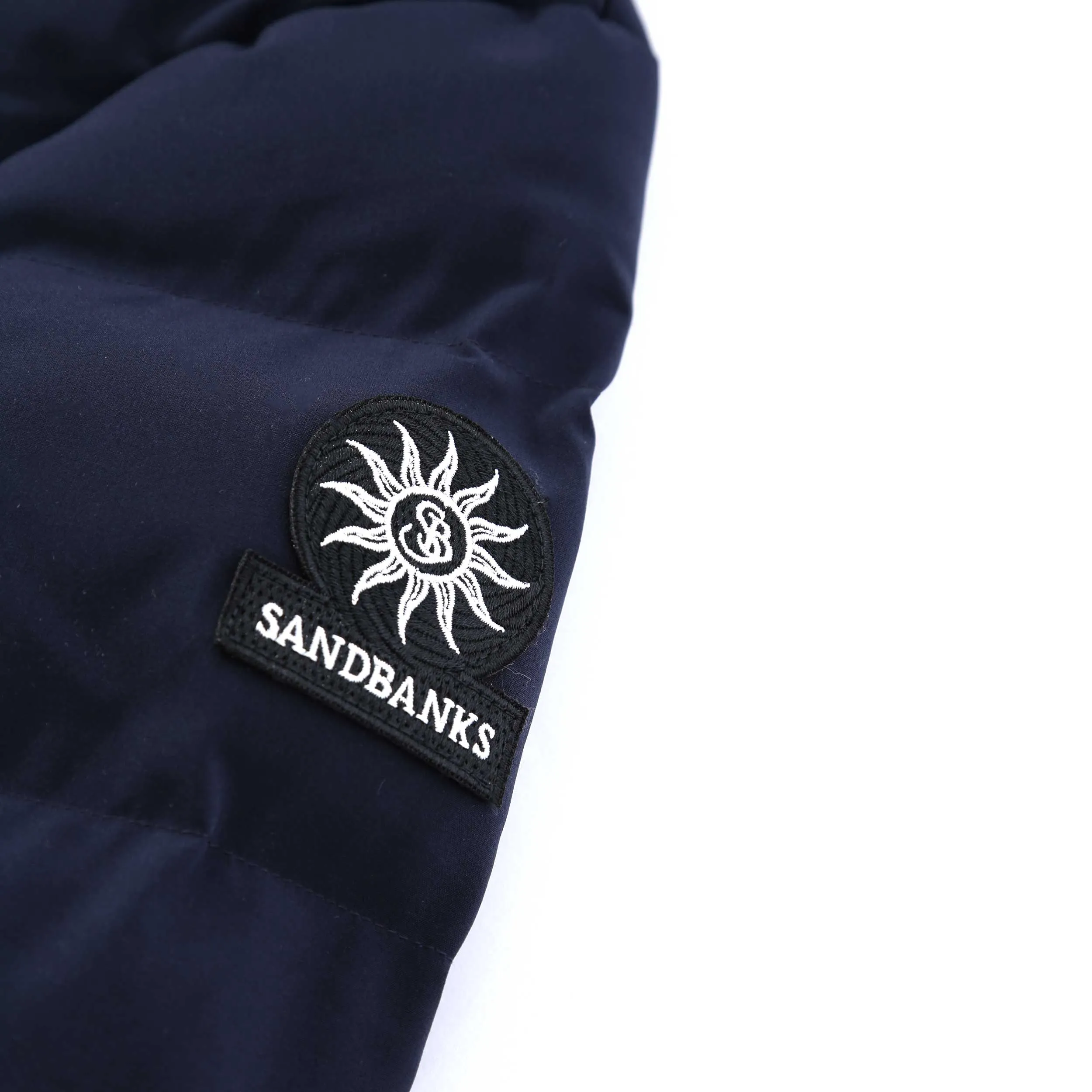 Sandbanks Banks Puffer Jacket in Navy