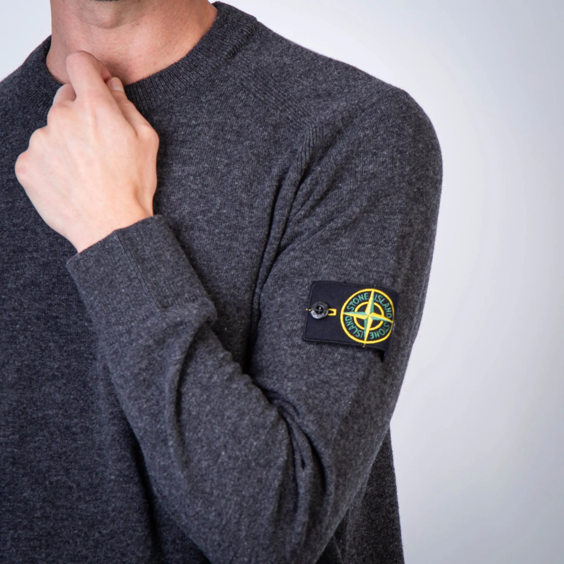 STONE ISLAND SWEATER 8115545B4 V0M62 GREY