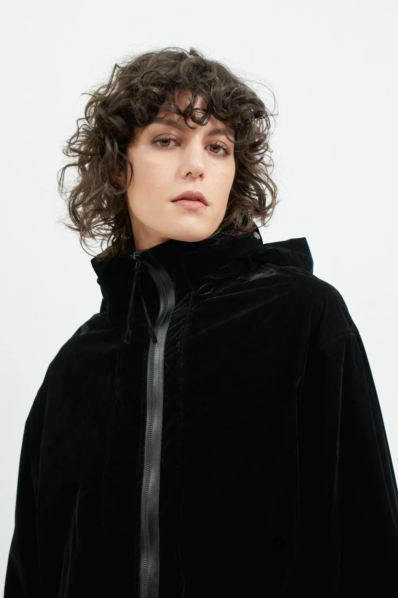 Taras Lightweight, Waterproof Coat in Outdoor Velvet