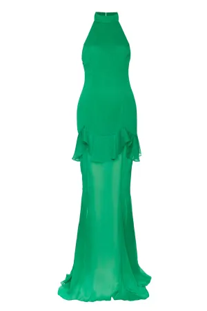 Tennessee Emerald Green Halter Dress