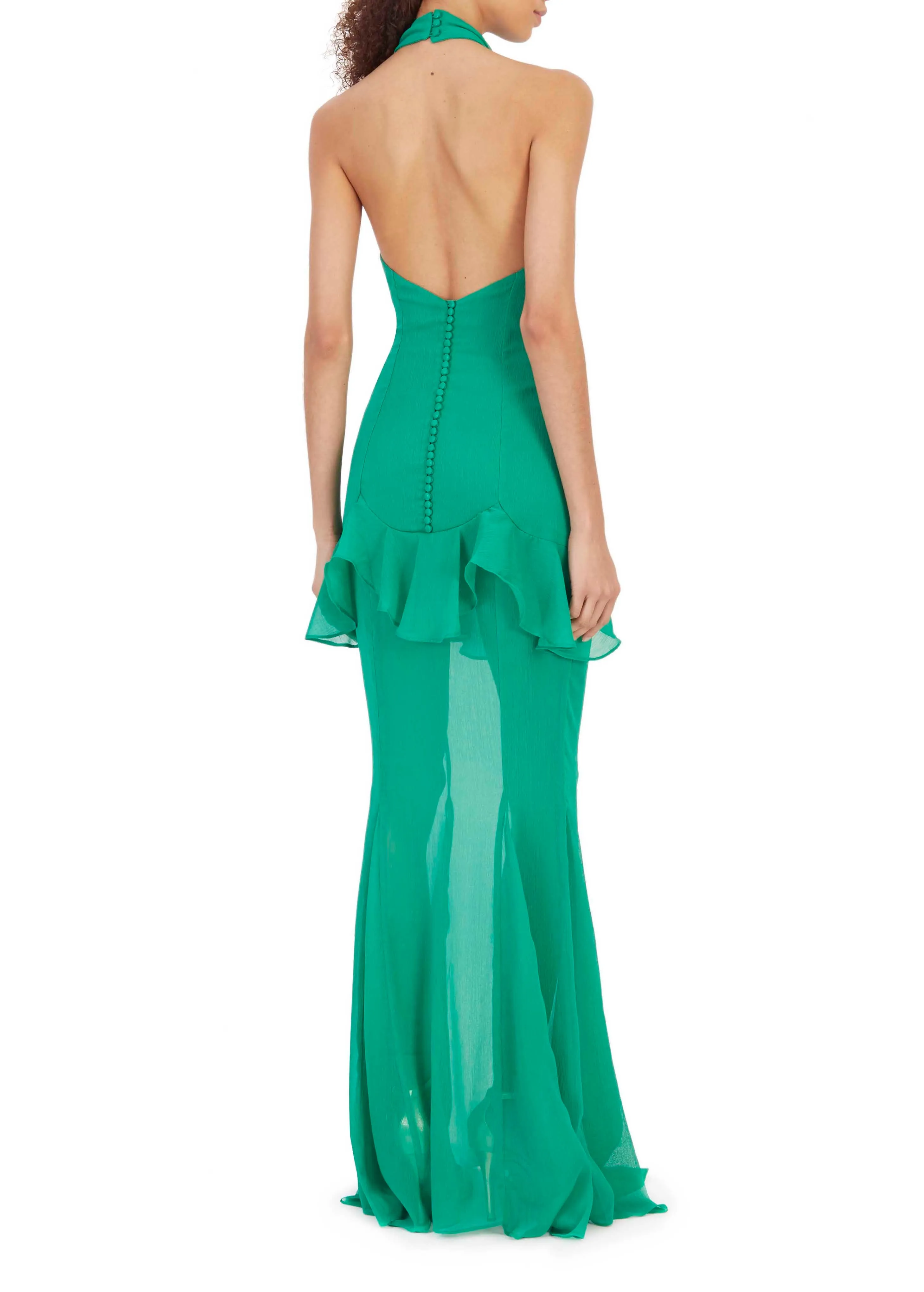 Tennessee Emerald Green Halter Dress