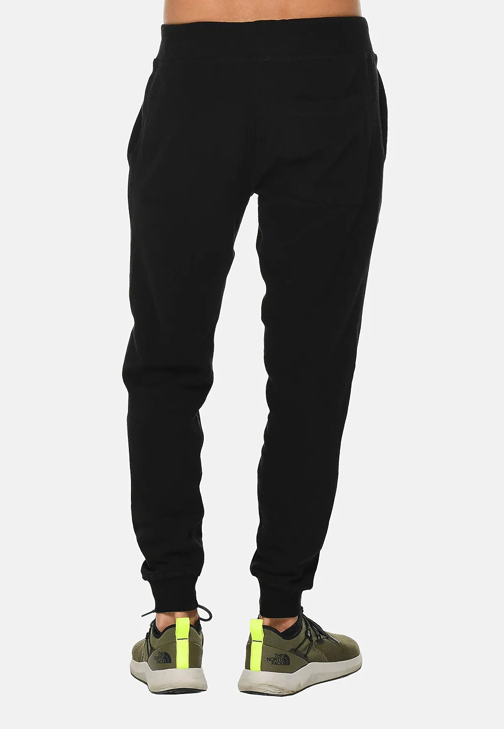 Venley Women's MADE IN USA Black Slim-Fit Fleece Joggers