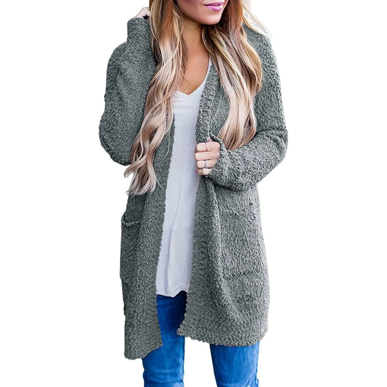 Women's Long-Sleeved Soft Chunky Knitted Sweater