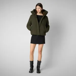 Women's parka Calliope in land green