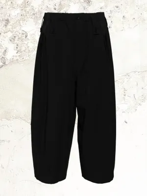 Yohji Yamamoto wide-leg cropped trousers